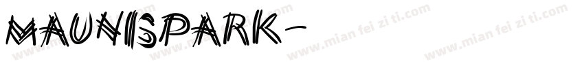 Maunispark字体转换