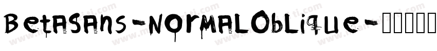 BetaSans-NormalOblique字体转换