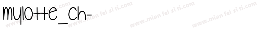 MyLotte_CH字体转换