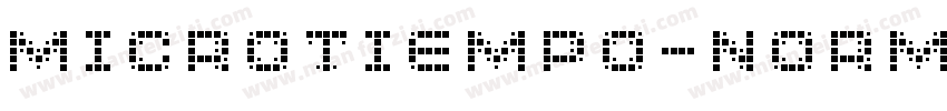 MicroTiempo-Normal字体转换