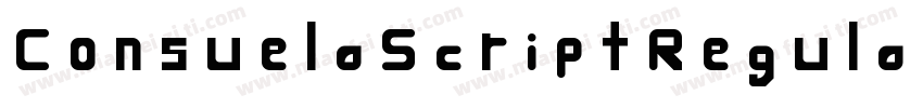 ConsuelaScriptRegular字体转换