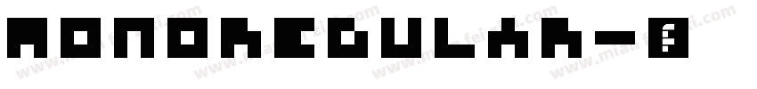 MonoRegular字体转换