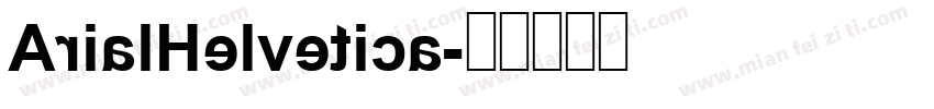 ArialHelvetica字体转换