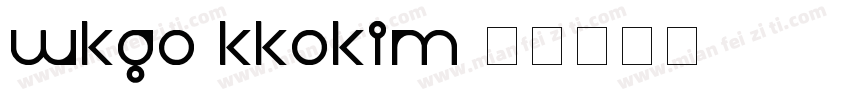 WKGO-KKokim字体转换