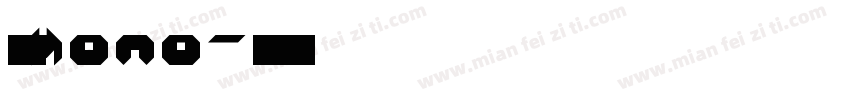 粗克Mono字体转换