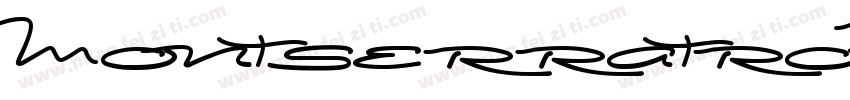 MONTSERRATROMANMEDIU字体转换
