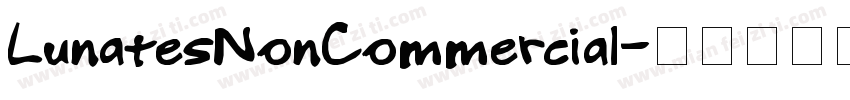 LunatesNonCommercial字体转换