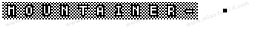 MOUNTAINER字体转换