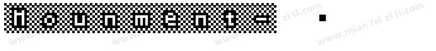 Mounment字体转换