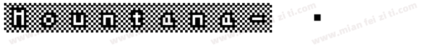 Mountana字体转换