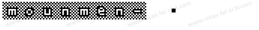 mounmen字体转换