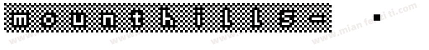 mounthills字体转换