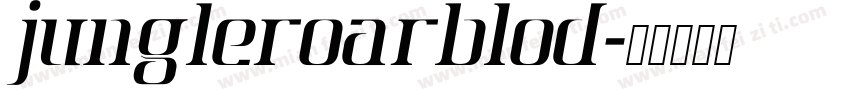 jungleroarblod字体转换