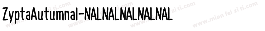 ZyptaAutumnal字体转换