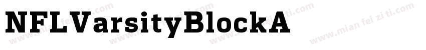 NFLVarsityBlockA字体转换