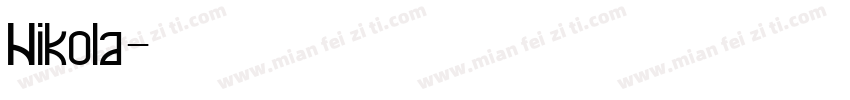 Nikola字体转换