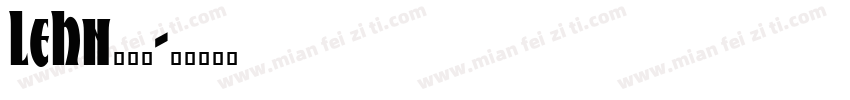 LEHN126字体转换