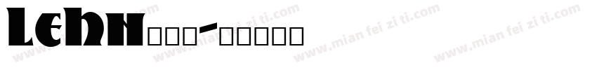 LEHN127字体转换
