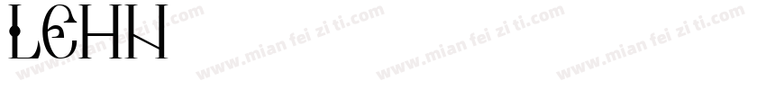 LEHN133字体转换