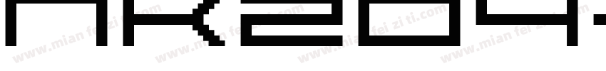 NK204字体转换