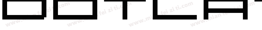 dotlatin_d21b字体转换