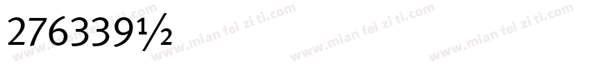 276339字体转换