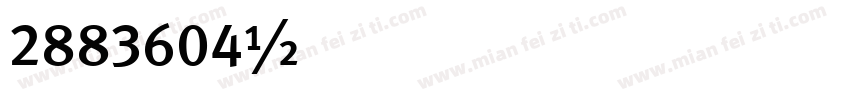 2883604字体转换
