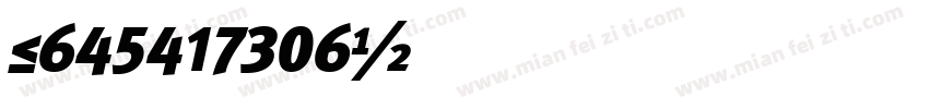 M645417306字体转换