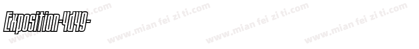 Exposition-4d49字体转换
