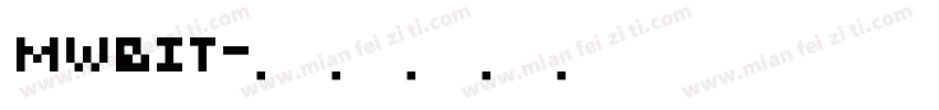 MWBIT字体转换