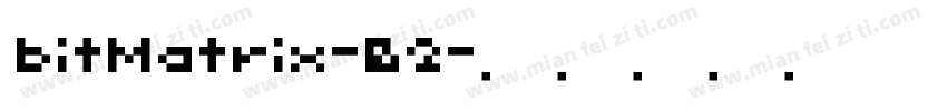 bitMatrix-B2字体转换