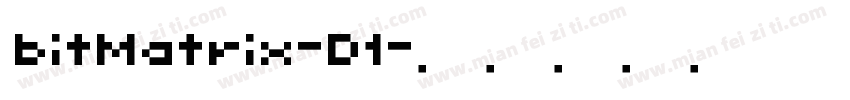 bitMatrix-D1字体转换