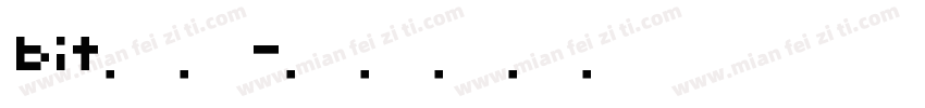 bit字体字体转换