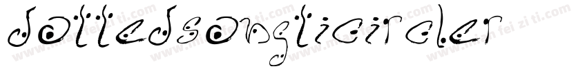 DottedSongtiCircleR字体转换