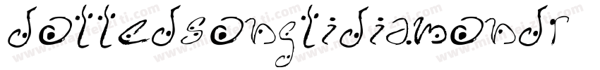 DottedSongtiDiamondR字体转换