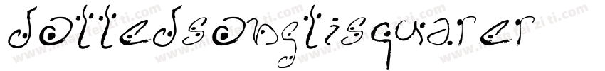 DottedSongtiSquareR字体转换