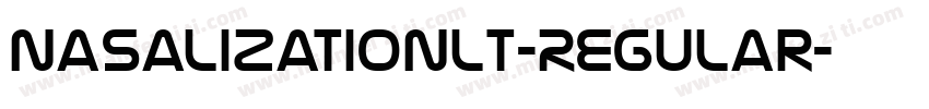 NasalizationLt-Regular字体转换