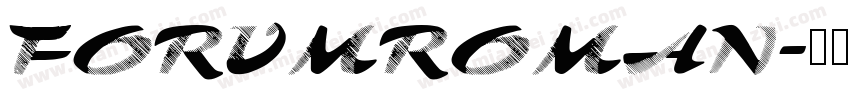 FORVMROMAN字体转换