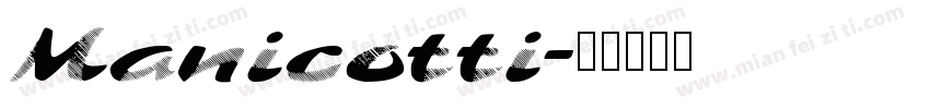 Manicotti字体转换