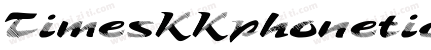 TimesKKphoneticNew字体转换