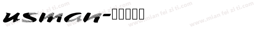 usman字体转换