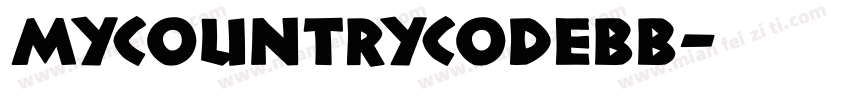 MyCountryCodeBB字体转换