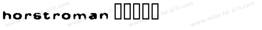horstroman字体转换