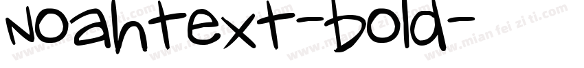 Noahtext-bold字体转换