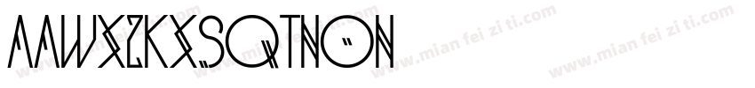 AaWXZKXSQTNon字体转换