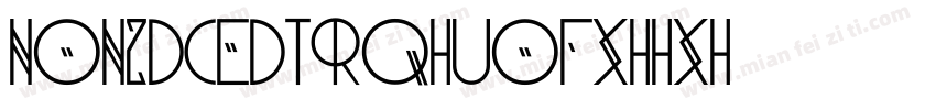 Nonzdcedtrqhuofxhhxh字体转换