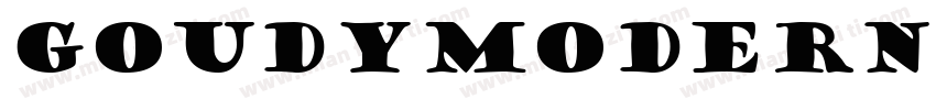GoudyModernMTW01字体转换