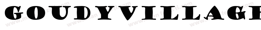 GoudyVillageH-SC-Ita字体转换