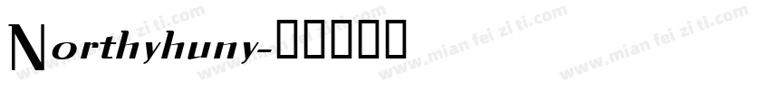 Northyhuny字体转换