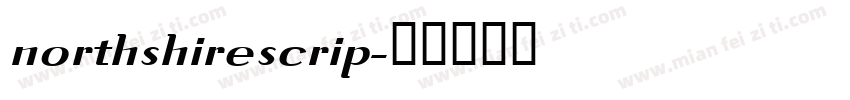 northshirescrip字体转换